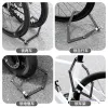 BG-0526 six-section bicycle folding lock anti-theft joint lock Riding equipment Electric motorcycle chain bar lock Application Scenario